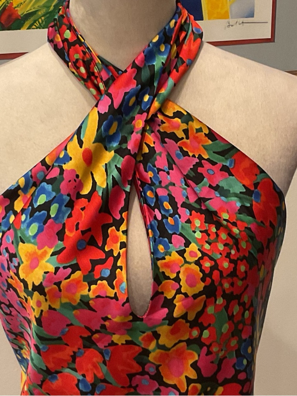 Show Me Your MuMu Jasmine Halter Mini Dress - Picture 3 of 15